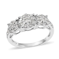 10K White Gold Diamond Ring 0.50 ctw