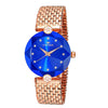 Rose Gold & Blue