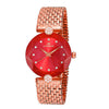 Rose Gold & Red