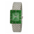 ONISS Austrian Crystal Swiss Movement Sunray Green Dial Watch in Stainless Steel Strap (27 mm) - Sticky add to cart bar