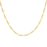 14K Yellow Gold 2.5mm Figaro Chain Necklace 20 Inches 2.20 Grams