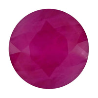AAAA Mozambique Ruby (Rnd 6 mm) 1.00 ctw, Loose Gemstones, Gemstone For Jewelry, Jewelry Stones, Loose Ruby For Jewelry Making