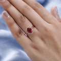 Brazilian Padparadscha Pink Petalite and Natural White Zircon Sunburst Ring in Vermeil Rose Gold Over Sterling Silver 1.65 ctw - Sticky add to cart bar