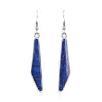 Drop Earrings in Silvertone and Stainless Steel