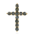 LUXORO 10K Yellow Gold Premium Narsipatnam Alexandrite Cross Pendant 0.85 ctw - Sticky add to cart bar