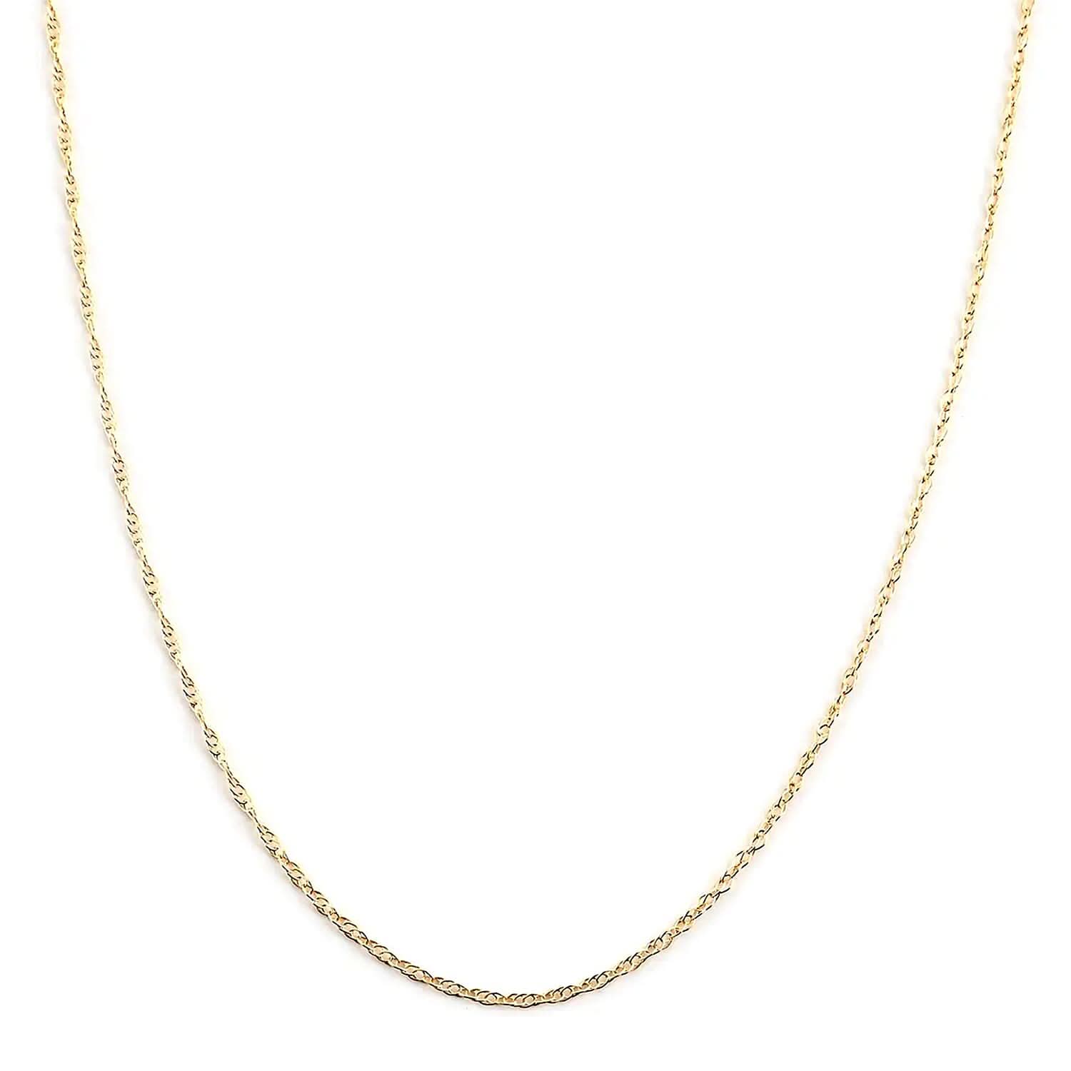 10K Yellow Gold 4mm Rope Necklace 26 Inches 8.50 Grams