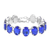 Oval in Blue Glass