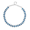 Pear in Blue Glass
