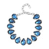 Pear in Blue Glass