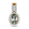 Luxoro AAA Narsipatnam Alexandrite and Diamond 1.50 ctw Pendant without Chain in 10K Yellow Gold - Sticky add to cart bar