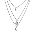 Platinum Over Sterling Silver Fancy Necklace 20 Inches 18.50 Grams - Sticky add to cart bar