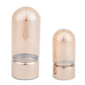 Set of 2 Warm Led Lantern - Smoke Gray & Amber (3 AAA battery not included) - Sticky add to cart bar