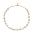Austrian Crystal Necklace (20-22 Inches) in Goldtone - Sticky add to cart bar