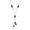Shungite Beaded Necklace 18 Inches in Sterling Silver 21.25 ctw - Sticky add to cart bar