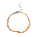Viceroy Spessartine Garnet Beaded Bracelet in Sterling Silver (7.25 In) with Extender 19.40 ctw - Sticky add to cart bar