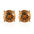 Golden Scapolite Solitaire Stud Earrings 0.75 ctw - Sticky add to cart bar