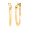 Hoop Earrings in 14K YG - Sticky add to cart bar