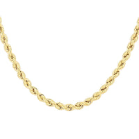 Ankur Treasure Chest 14K Yellow Gold 1.9mm Rope Necklace 22 Inches 2.2 Grams