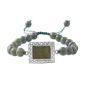 Connemara Marble Bracelet in Platinum Over Sterling Silver (7.25 In) 87.00 ctw - Sticky add to cart bar