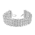 Mesh Chain Bracelet in Stainless Steel (7.50-9In) - Sticky add to cart bar