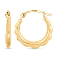 14K Yellow Gold Hoop Earrings | Gold Hoops | Gold Earrings | Gold Jewelry For Her - Sticky add to cart bar