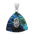 Abalone Shell Triangular Pendant - Sticky add to cart bar