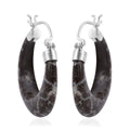 Brown Sponge Coral Earrings in Sterling Silver - Sticky add to cart bar