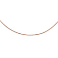 14K RG Over Sterling Silver Bolo Necklace 24 Inches 3.40 Grams - Sticky add to cart bar