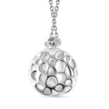 Sterling Silver Faith Hammered Rolo Necklace 16-20 Inches 2.50 Grams - Sticky add to cart bar
