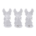 Set of 3 Angel Gesture of Prayer and Blowing Trumpet and Reading The Bible with Multi Color Changing Light - Sticky add to cart bar