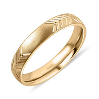 10K Yellow Gold Band Ring (Size 10.0) (1.50 g)