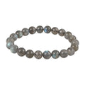 Malagasy Labradorite Beaded Stretch Bracelet 125.00 ctw - Sticky add to cart bar