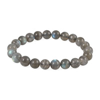 Malagasy Labradorite Beaded Stretch Bracelet 125.00 ctw