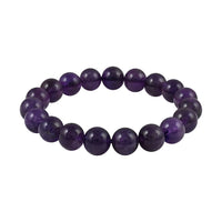 Amethyst Beaded Stretch Bracelet 175.00 ctw
