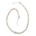 Hackmanite Beaded Necklace 20-22 Inches in Rhodium Over Sterling Silver 330.00 ctw - Sticky add to cart bar