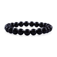 Mozambique Garnet Beaded Stretch Bracelet 75.00 ctw