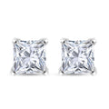 Brilliant Cut Moissanite Stud Earrings in Platinum Over Sterling Silver 2.35 ctw - Sticky add to cart bar