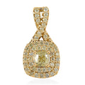 Luxoro 14K Yellow Gold I2-I3 Natural Yellow Diamond Pendant 1.00 ctw - Sticky add to cart bar