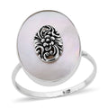 Mother Of Pearl Ring in Sterling Silver (Size 10.0) - Sticky add to cart bar