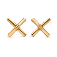 Vermeil Yellow Gold Over Sterling Silver Stud Earrings