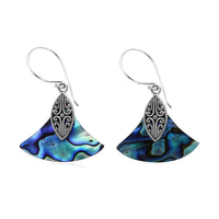 Mermaid Wave Abalone Drops Earrings