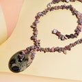 Jasper and Rhodonite Beaded and Chips Necklace 20 Inches in Sterling Silver 209.50 ctw - Sticky add to cart bar