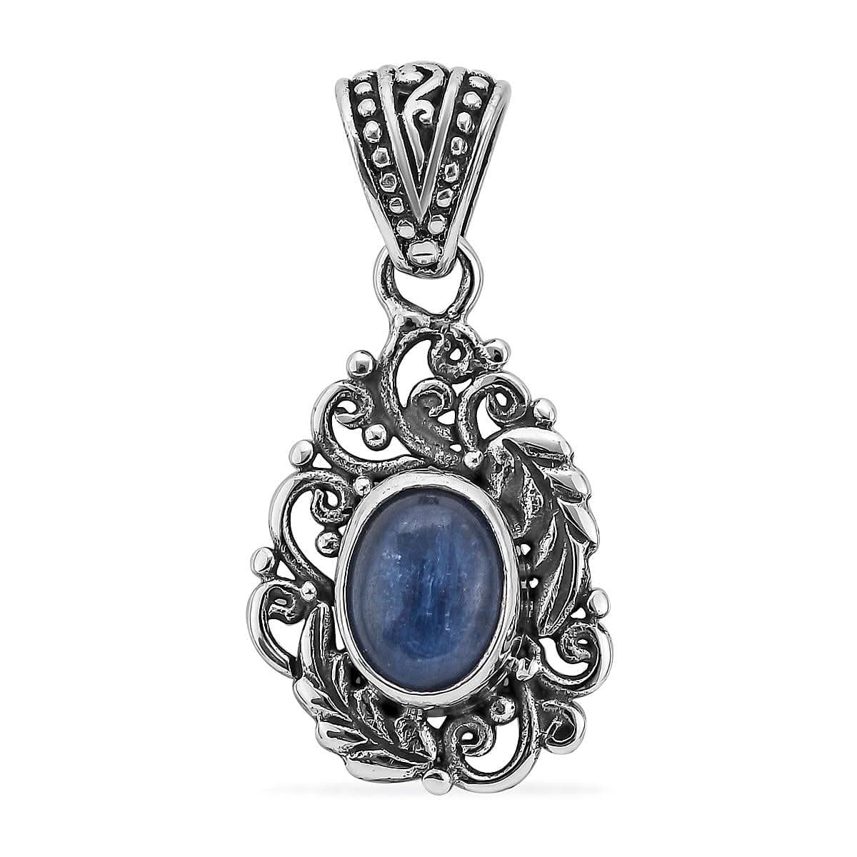 Bali Legacy Kashmir Kyanite Pendant in Sterling Silver 2.15 ctw