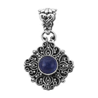 Bali Legacy Tanzanite Pendant in Sterling Silver 1.85 ctw