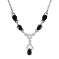 Simulated Champagne Diamond Necklace 18 Inches in Sterling Silver 2.85 ctw - Sticky add to cart bar