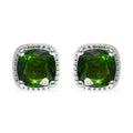 Chrome Diopside 1.20 ctw Stud Earrings in Sterling Silver - Sticky add to cart bar