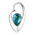 Sajen Silver Quartz Doublet Pendant, Rainbow Caribbean Quartz Doublet Pendant, Platinum Over Sterling Silver Pendant, Gift For Her 6.25 ctw - Sticky add to cart bar