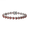 Natural Tanzanian Natronite Tennis Bracelet in Platinum Over Sterling Silver (6.50 In) 9.50 Grams 31.15 ctw - Sticky add to cart bar