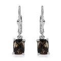 Matrix Silver Shungite Earrings in Sterling Silver 3.25 ctw - Sticky add to cart bar