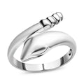 Platinum Over Sterling Silver Fancy Ring (3,49 Grams) - Sticky add to cart bar
